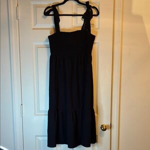 Casual Black Sleeveless Dress